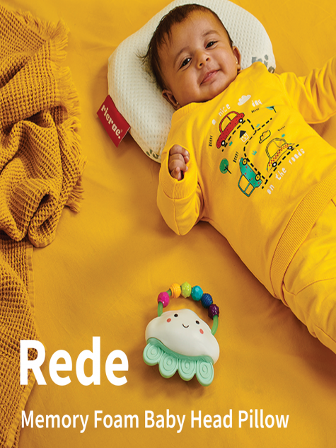 Memory Foam Baby Head Pillow - Rede