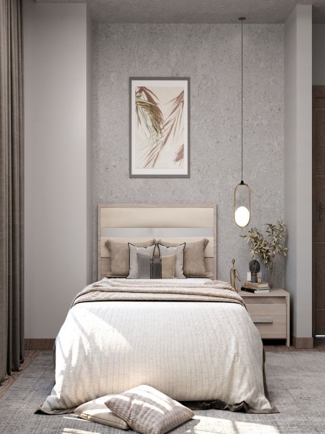 120cm Youth Bedroom with Sliding Wardrobe