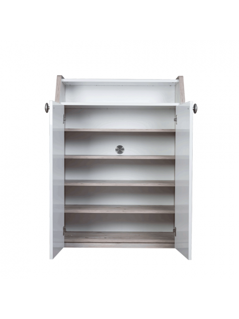 EMS-06-LT BIGE/WHITE Shoe rack